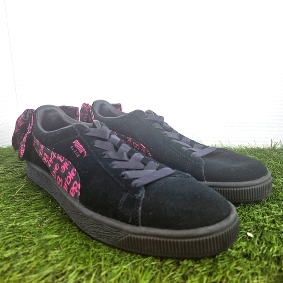 Puma x Barbie Black and Pink Sneakers - Picture 2 of 10